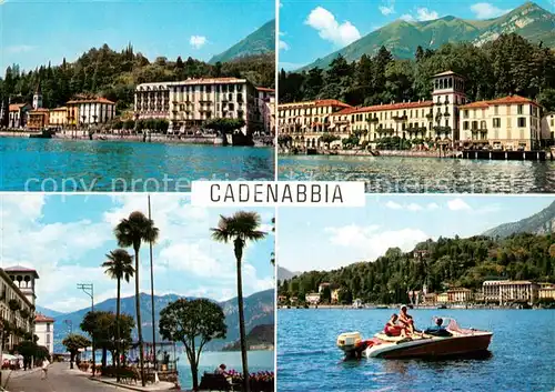 AK / Ansichtskarte Cadenabbia_Lago_di_Como Teilansichten Cadenabbia_Lago_di_Como