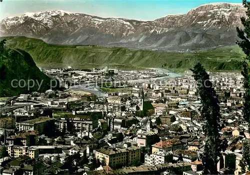 AK / Ansichtskarte Bozen_Suedtirol Panorama mit Mendel Bozen Suedtirol