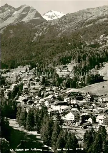 AK / Ansichtskarte St_Anton_Arlberg Fliegeraufnahme St_Anton_Arlberg