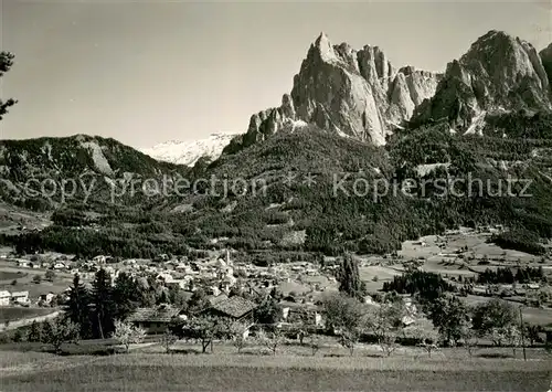 AK / Ansichtskarte Siusi_allo_Sciliar_Seis_am_Schlern_Kastelruth_Suedtirol_IT Panorama 