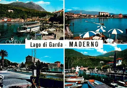 AK / Ansichtskarte Maderno_Lago_di_Garda_IT Teilansichten Hafenpartie 