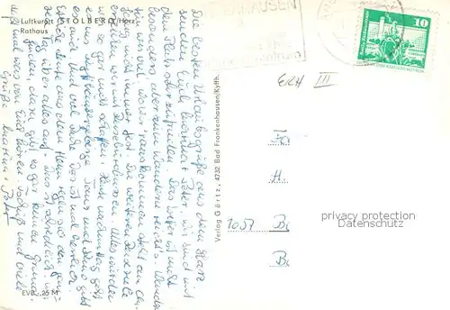 AK / Ansichtskarte Stolberg_Harz Rathaus Stolberg Harz