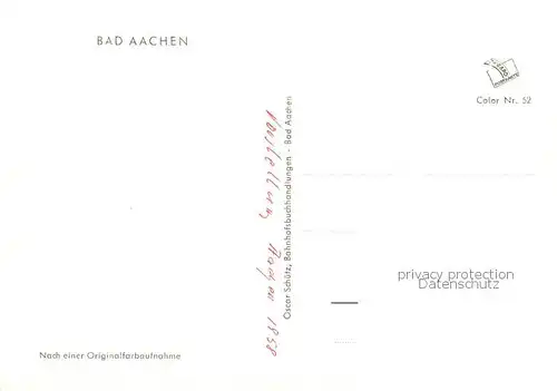 AK / Ansichtskarte Bad_Aachen Panorama Bad_Aachen