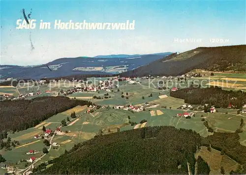 AK / Ansichtskarte Saig_Schwarzwald Fliegeraufnahme Saig Schwarzwald