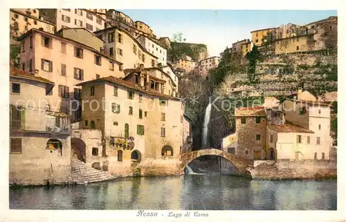 AK / Ansichtskarte Nesso_Lago_di_Como Teilansicht Nesso_Lago_di_Como