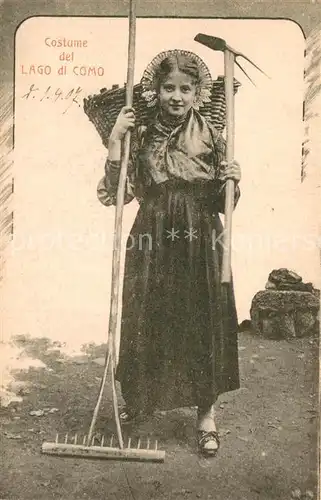 AK / Ansichtskarte Lago_di_Como Costume del Lago di Como Lago_di_Como