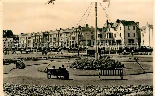 AK / Ansichtskarte Paignton_UK Marine Hotel and Gardens Paignton 