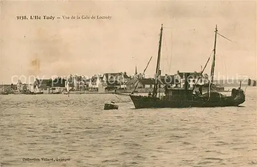 AK / Ansichtskarte Ile Tudy_29_Finistere Vue de la Cale de Loctudy 