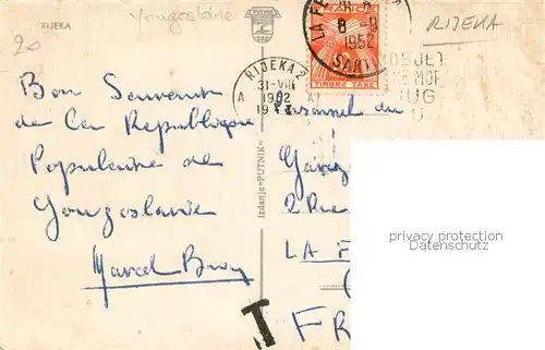 AK / Ansichtskarte Rijeka_Fiume Strassenansicht Rijeka Fiume