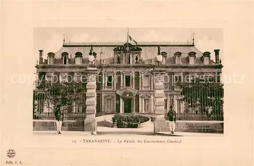 AK / Ansichtskarte Tananarive_Antananarivo_Madagaskar Le Palais du Gouverneur General 