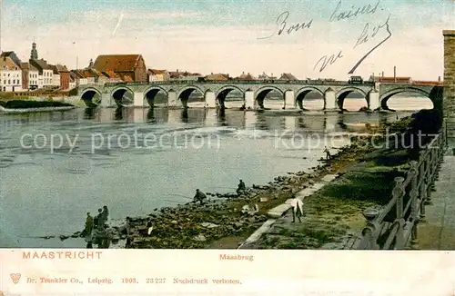 AK / Ansichtskarte Maastricht_NL Maasbrug 