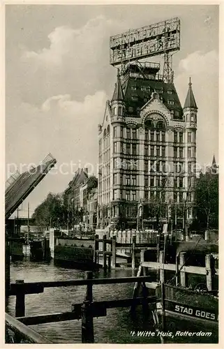 AK / Ansichtskarte Rotterdam Witte Huis Rotterdam