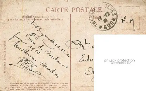 AK / Ansichtskarte Beyrouth_Libanon Vue prise de College Maronite 