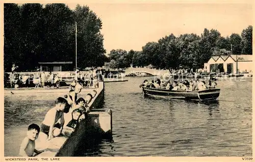 AK / Ansichtskarte Wicksteed_UK Wicksteed Park   The Lake 