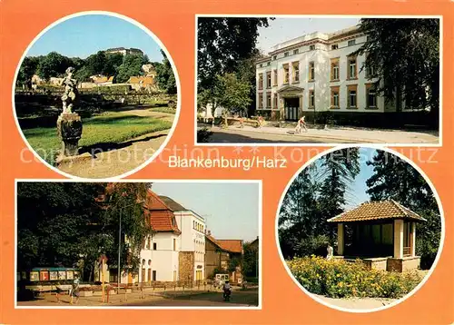AK / Ansichtskarte Blankenburg_Harz Schloss Teufelsbad Kurhotel Kurpark Blankenburg_Harz