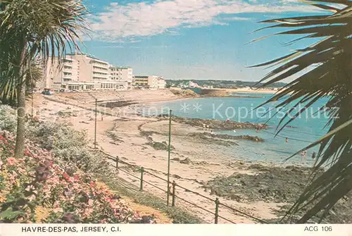 AK / Ansichtskarte Havre des Pas_Jersey_UK The Beach 