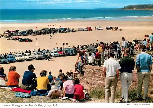 AK / Ansichtskarte Jersey__UK Motor Racing at St Ouens Bay 