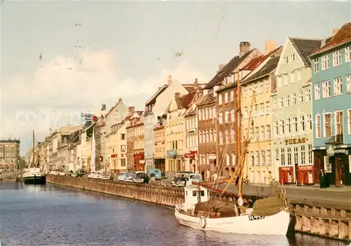 AK / Ansichtskarte Kopenhagen_Kjoebenhavn_DK Nyhavn einer der aeltesten Stadtteile 