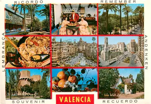 AK / Ansichtskarte Valencia__Valenciana_ES Teilansichten 