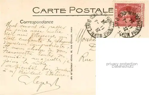 AK / Ansichtskarte Monaco Palais du Prince Monument Monaco