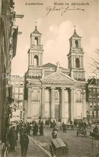 AK / Ansichtskarte Amsterdam__NL Mozes en Aaeronskerk 