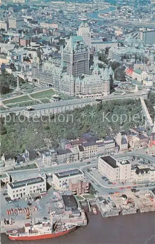 AK / Ansichtskarte Quebec_Canada Birds eye view of the city 