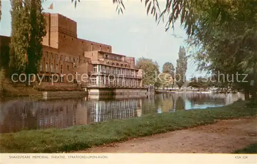 AK / Ansichtskarte Stratford Upon Avon Shakespeare Memorial Theatre Stratford Upon Avon