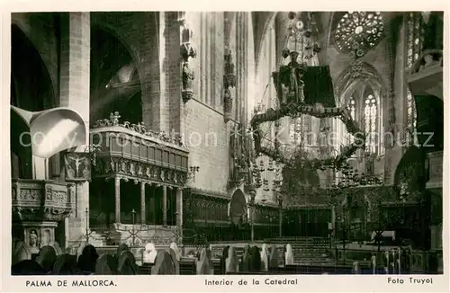 AK / Ansichtskarte Palma_de_Mallorca Interior de la Catedral Palma_de_Mallorca