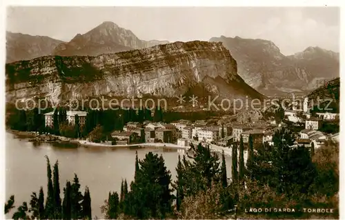 AK / Ansichtskarte Torbole_Lago_di_Garda_IT Teilansicht m. See 