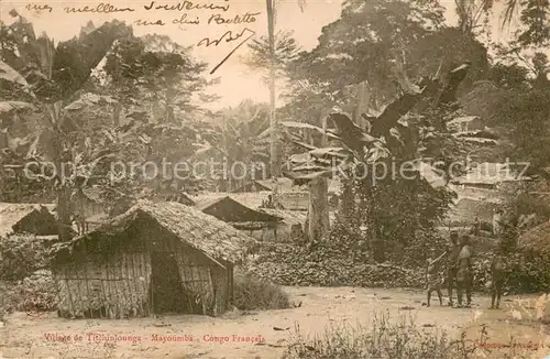 AK / Ansichtskarte Mayoumba_Congo Village de Titchinlounga 
