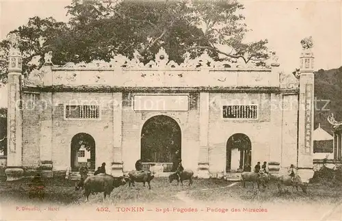 AK / Ansichtskarte Tonkin_Vietnam Padoge des Miracles 