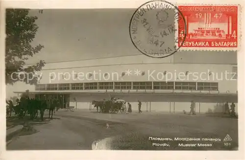 AK / Ansichtskarte Plovdiv Musster Messe Plovdiv