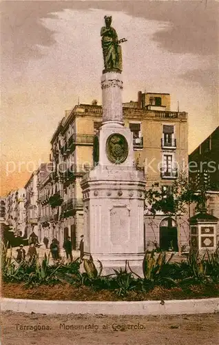 AK / Ansichtskarte Tarragona_ES Monumento al Comercio 