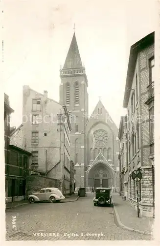 AK / Ansichtskarte Verviers_Liege_Wallonie_Belgie Eglise S. Joseph 