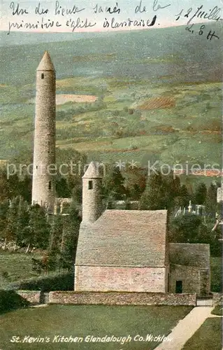AK / Ansichtskarte Glendalough_Ireland St. Kevins Kitchen 