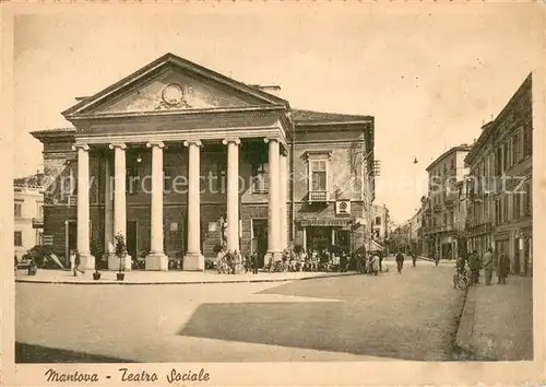 AK / Ansichtskarte Mantova_IT Teatro Sociale 