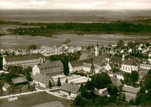 AK / Ansichtskarte Buxheim_Memmingen Fliegeraufnahme Heim Gymnasium Marianum Buxheim Memmingen