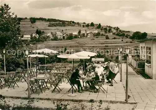 AK / Ansichtskarte Deesbach Terrasse d. Ferienheims Freundschaft Deesbach