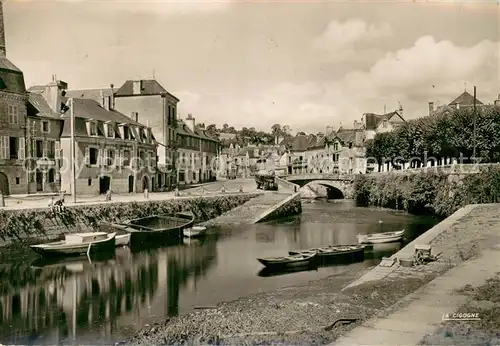 AK / Ansichtskarte Quimperle Flusspartie Quimperle