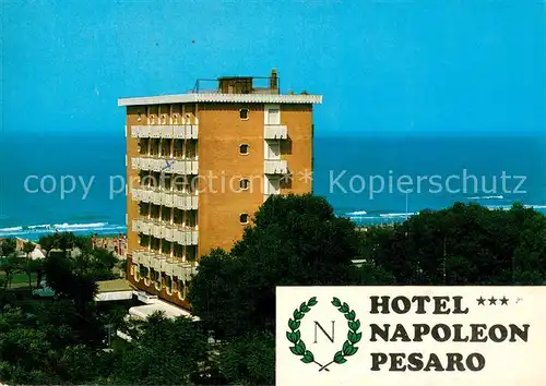 AK / Ansichtskarte Pesaro_IT Hotel Napoleon  