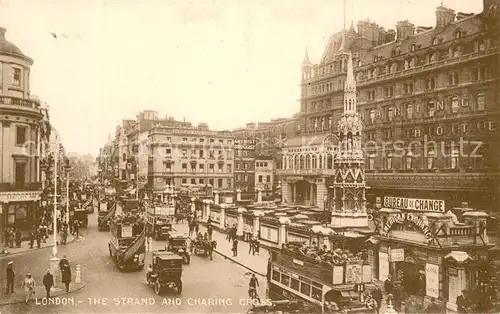 AK / Ansichtskarte London__UK The Strand and Charing Cross 