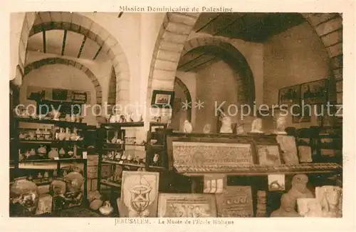 AK / Ansichtskarte Jerusalem_Yerushalayim Musee Ecole Biblique Mission Dominicaine de Palestine Jerusalem_Yerushalayim