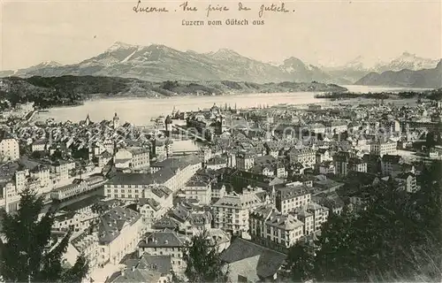 AK / Ansichtskarte Luzern__LU Blick vom Guetsch 