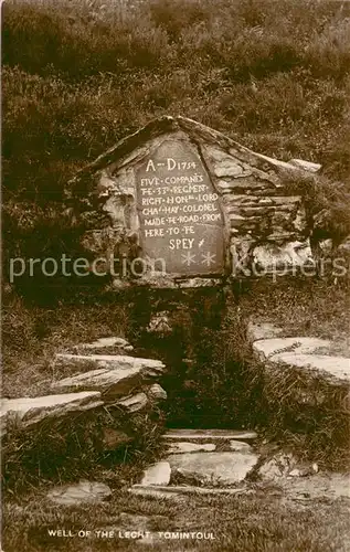 AK / Ansichtskarte Tomintoul_Scotland_UK Well of the Lecht 