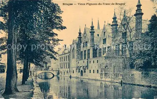 AK / Ansichtskarte Bruges_Brugge_Flandre Vieux Pignons du Franc de Bruges 