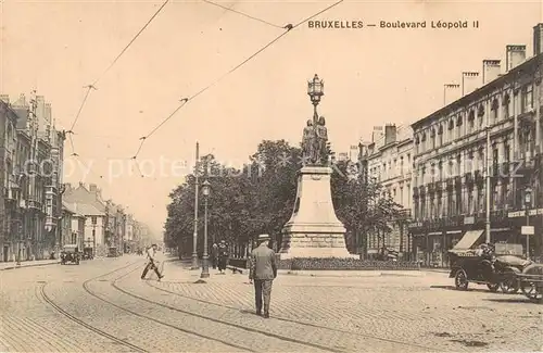 AK / Ansichtskarte Bruxelles_Bruessel Boulevard Leopold II Bruxelles_Bruessel