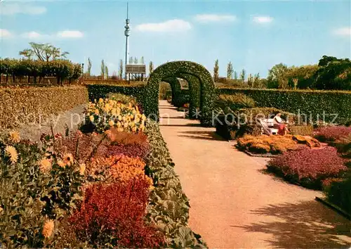 AK / Ansichtskarte Dortmund Rosenterrasse mit Fernmeldeturm Dortmund