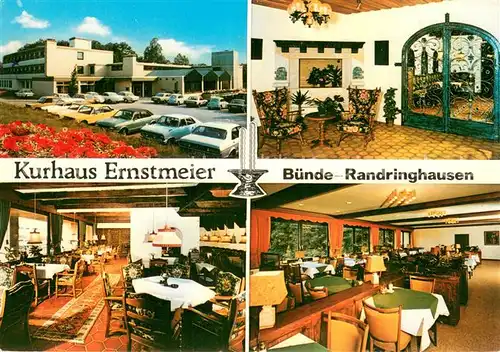 AK / Ansichtskarte Randringhausen_Bad Kurhaus Ernstmeier Gastraeume Foyer Randringhausen_Bad