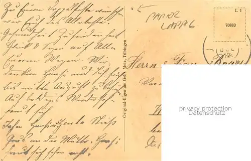 AK / Ansichtskarte Ingolstadt_Donau Kgl Postamt Ingolstadt_Donau