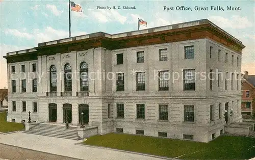 AK / Ansichtskarte Great_Falls_Montana_USA Post Office 